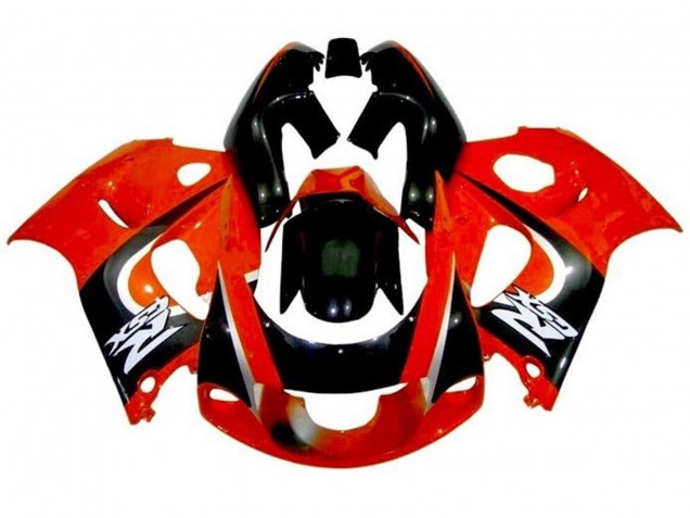 Erschwingliche Suzuki GSXR 600 / GSXR 750 Motorrad Verkleidung 1996-2000 - Rot Schwarz Silber