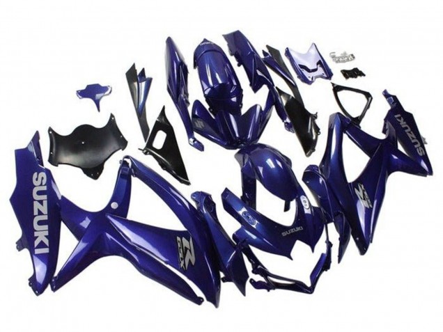 Erschwingliche Suzuki GSXR 600 / GSXR 750 Motorrad Verkleidung 2008-2010 - Lila Grau