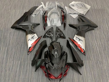 Erschwingliche Suzuki GSXR 600 / GSXR 750 Motorrad Verkleidung 2011-2024 - Schwarz Silber Rot Mattschwarz