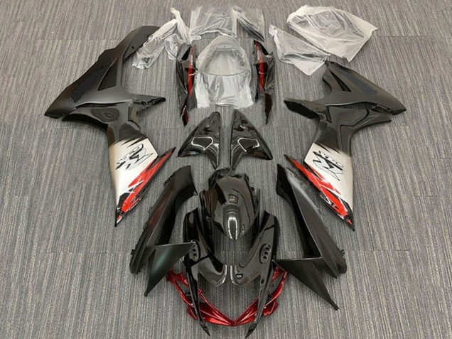 Erschwingliche Suzuki GSXR 600 / GSXR 750 Motorrad Verkleidung 2011-2024 - Schwarz Silber Rot Mattschwarz