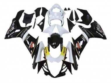Erschwingliche Suzuki GSXR 600 / GSXR 750 Motorrad Verkleidung 2011-2024 - Weiss Gelb Schwarz Alstare Dunkel Dog