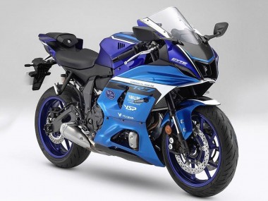 Erschwingliche Yamaha YZF R7 Motorrad Verkleidung 2021-2024 - Matt Blau Matt Hellblau