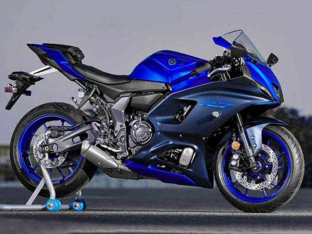 Erschwingliche Yamaha YZF R7 Motorrad Verkleidung 2021-2024 - Blau Matt Blau