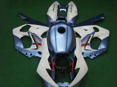 Erschwingliche Yamaha YZF600R Thundercat Motorrad Verkleidung 1996-2007 - Weiss Hellblau Rot