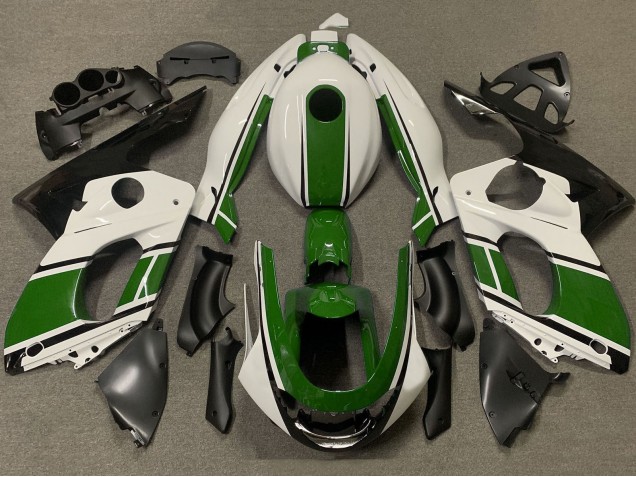 Erschwingliche Yamaha YZF600R Thundercat Motorrad Verkleidung 1996-2007 - Weiss Grun