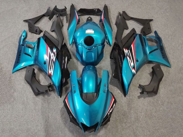 Erschwingliche Yamaha YZF R3/R25 Motorrad Verkleidung 2019-2021 - Blau Rot Schwarz