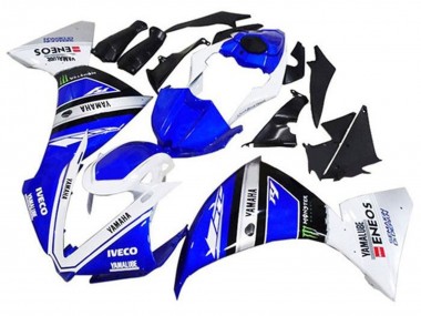 Erschwingliche Yamaha YZF 1000 R1 Motorrad Verkleidung 2009-2011 - Weiss Blau Schwarz Grun Monster IVECO Yamalube ENEOS
