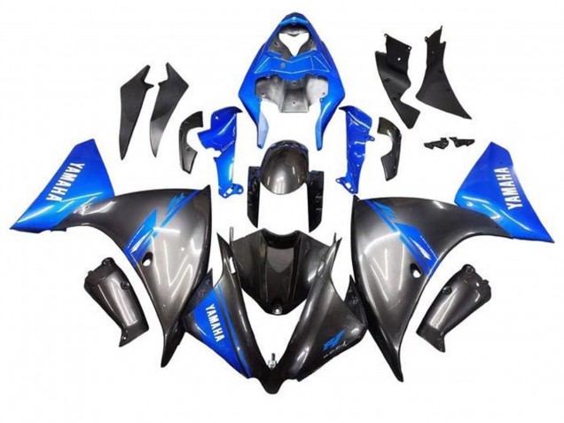 Erschwingliche Yamaha YZF 1000 R1 Motorrad Verkleidung 2009-2011 - Blau Grau Schwarz
