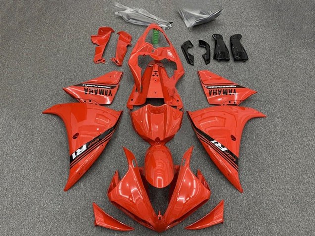 Erschwingliche Yamaha YZF 1000 R1 Motorrad Verkleidung 2012-2014 - Rot Schwarz