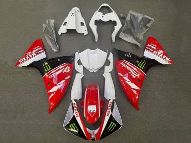 Erschwingliche Yamaha YZF 1000 R1 Motorrad Verkleidung 2012-2014 - Weiss Rot Schwarz Grun Milwaukee Maxxis Monster