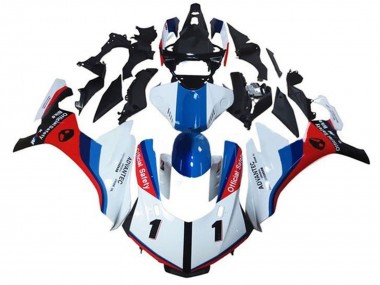 Erschwingliche Yamaha YZF 1000 R1 Motorrad Verkleidung 2015-2019 - Weiss Blau Rot Schwarz Official Safety