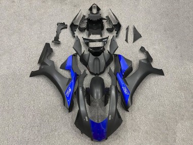 Erschwingliche Yamaha YZF 1000 R1 Motorrad Verkleidung 2015-2019 - Matt Schwarz Blau