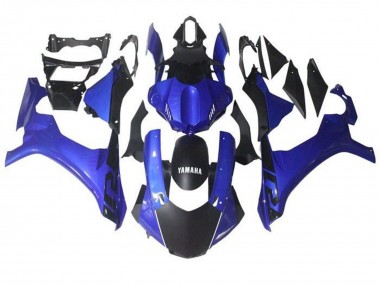 Erschwingliche Yamaha YZF 1000 R1 Motorrad Verkleidung 2015-2019 - Blau Matt Schwarz
