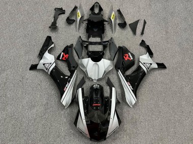 Erschwingliche Yamaha YZF 1000 R1 Motorrad Verkleidung 2015-2019 - Silber Schwarz