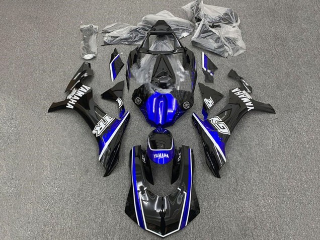 Erschwingliche Yamaha YZF 1000 R1 Motorrad Verkleidung 2015-2019 - Blau Weiss Schwarz GYTR
