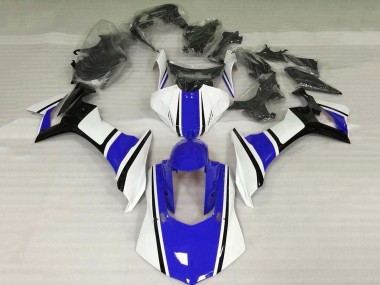 Erschwingliche Yamaha YZF 1000 R1 Motorrad Verkleidung 2015-2019 - Weiss Blau Schwarz