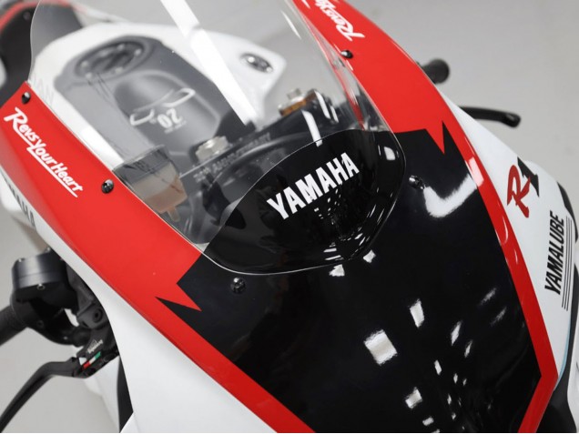 Erschwingliche Yamaha YZF 1000 R1 Motorrad Verkleidung 2020-2025 - Weiss Rot GYTR