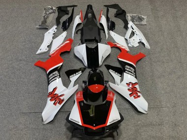 Erschwingliche Yamaha YZF 1000 R1 Motorrad Verkleidung 2020-2025 - Weiss Rot Glanzendes Schwarz GYTR