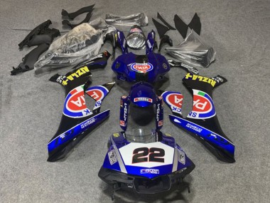 Erschwingliche Yamaha YZF 1000 R1 Motorrad Verkleidung 2020-2025 - Blau Weiss Schwarz Rot Pata
