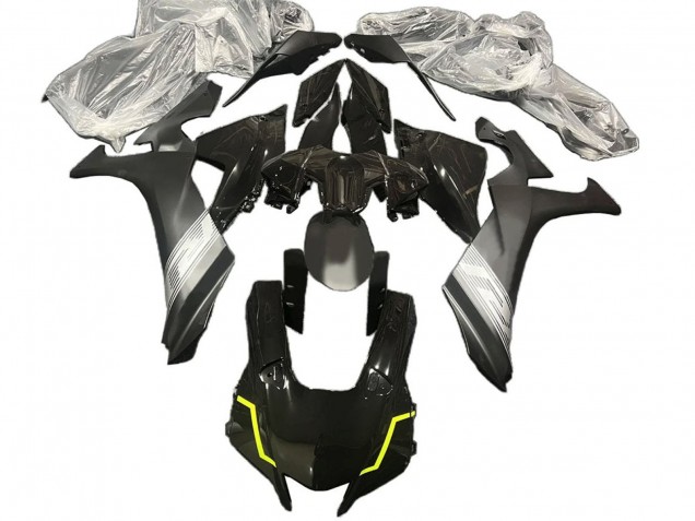 Erschwingliche Yamaha YZF 1000 R1 Motorrad Verkleidung 2020-2025 - Glanzendes Schwarz Matt Schwarz Silber Gelb