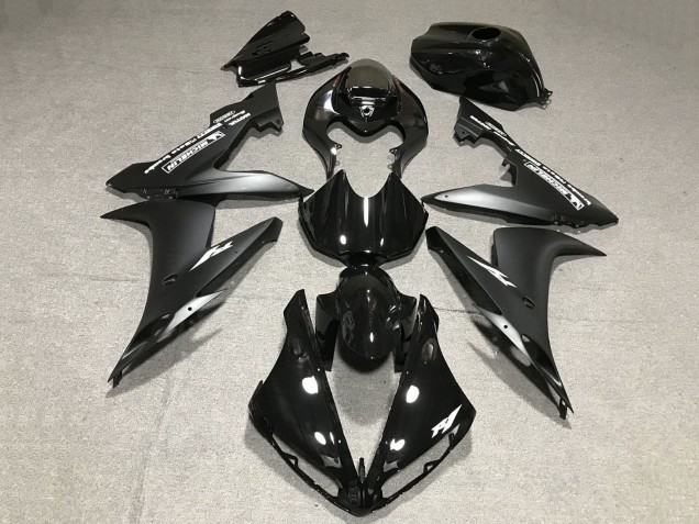Erschwingliche Yamaha YZF 1000 R1 Motorrad Verkleidung 2004-2006 - Glanzendes Schwarz Matt Schwarz