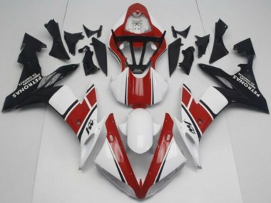 Erschwingliche Yamaha YZF 1000 R1 Motorrad Verkleidung Kit 2004-2006 - Weiss Rot Schwarz