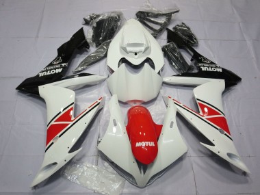 Erschwingliche Yamaha YZF 1000 R1 Motorrad Verkleidung 2004-2006 - Weiss Rot Schwarz