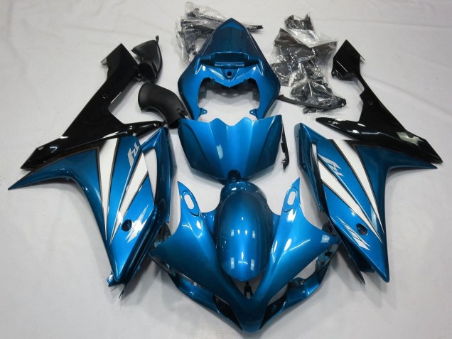 Erschwingliche Yamaha YZF 1000 R1 Motorrad Verkleidung 2007-2008 - Blau Weiss Schwarz