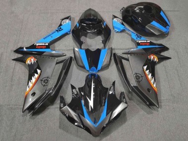 Erschwingliche Yamaha YZF 1000 R1 Motorrad Verkleidung 2007-2008 - Glanzendes Schwarz Blau Silber Orange Weiss Hai