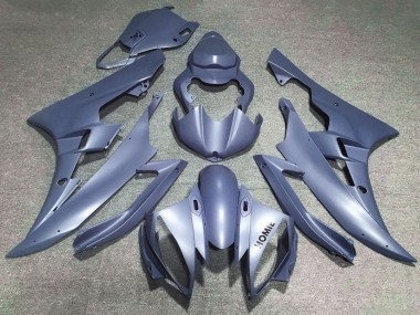 Erschwingliche Yamaha YZF R6 Motorrad Verkleidung 2006-2007 - Matt Silber Blau