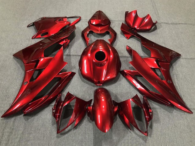 Erschwingliche Yamaha YZF R6 Motorrad Verkleidung 2006-2007 - Rot