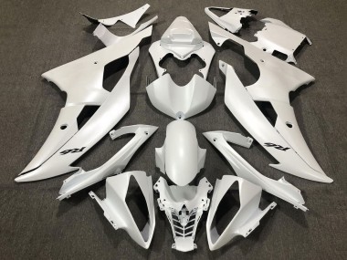 Erschwingliche Yamaha YZF R6 Motorrad Verkleidung 2008-2016 - Perl Weiss