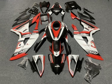Erschwingliche Yamaha YZF R6 Motorrad Verkleidung 2008-2016 - Weiss Rot Matt Schwarz