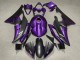 Erschwingliche Yamaha YZF R6 Motorrad Verkleidung 2008-2016 - Lila Matt Schwarz