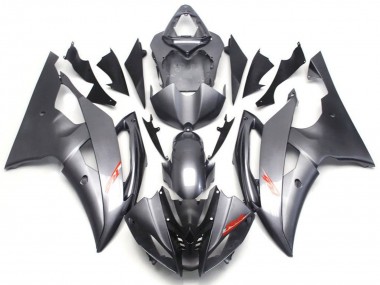 Erschwingliche Yamaha YZF R6 Motorrad Verkleidung 2008-2016 - Grau Rot Aufkleber