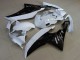 Erschwingliche Yamaha YZF R6 Motorrad Verkleidung 2008-2016 - Weiss Glanzendes Schwarz