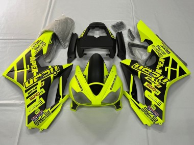 Erschwingliche Triumph Daytona 675 Triple Motorrad Verkleidung 2006-2008 - Gelb Matt Schwarz