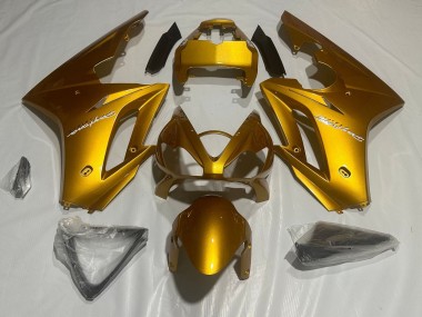 Erschwingliche Triumph Daytona 675 Triple Motorrad Verkleidung 2006-2008 - Metallisch Gold