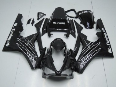 Erschwingliche Triumph Daytona 675 Triple Motorrad Verkleidung Kit 2006-2008 - Glanzendes Schwarz