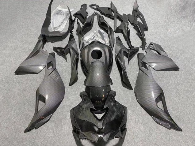 Erschwingliche Kawasaki ZX4R ZX-4RR Motorrad Verkleidung 2019-2025 - Kunst Carbonfaser