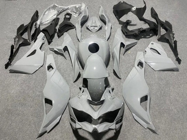 Erschwingliche Kawasaki ZX4R ZX-4RR Motorrad Verkleidung 2019-2025 - Grau