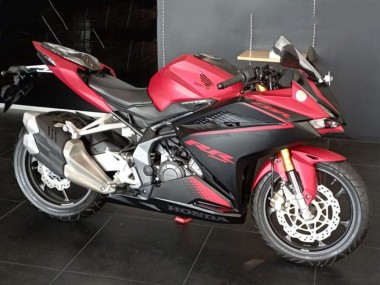 Erschwingliche Honda CBR250RR Motorrad Verkleidung Kit 2017-2022 - Rot Matt Schwarz