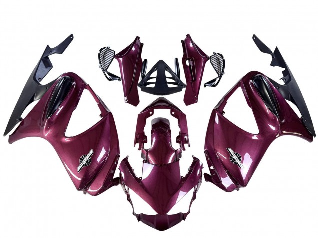 Erschwingliche Honda ST1300 Motorrad Verkleidung 2002-2016 - Lila Matt Schwarz