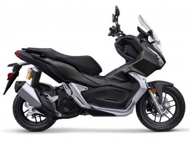 Erschwingliche Honda ADV150 Motorrad Verkleidung 2018-2021 - Silber Matt Schwarz