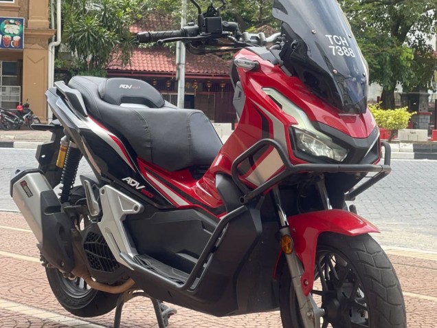 Erschwingliche Honda ADV150 Motorrad Verkleidung 2018-2021 - Rot Weiss Schwarz