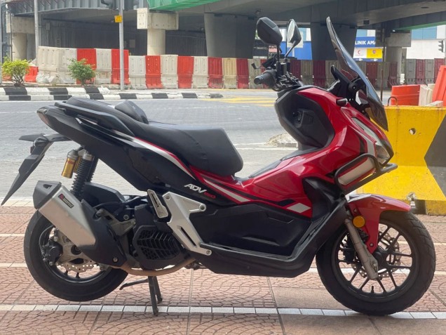 Erschwingliche Honda ADV150 Motorrad Verkleidung 2018-2021 - Rot Weiss Schwarz