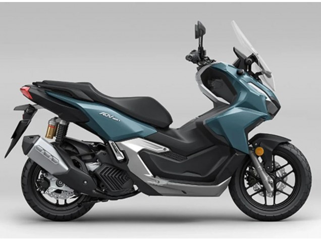 Erschwingliche Honda ADV160 Motorrad Verkleidung 2022-2024 - Dunkel Grun Schwarz