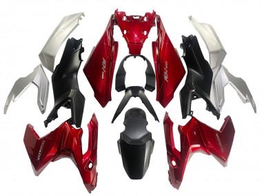Erschwingliche Honda ADV160 Motorrad Verkleidung 2022-2024 - Silber Rot Matt Schwarz