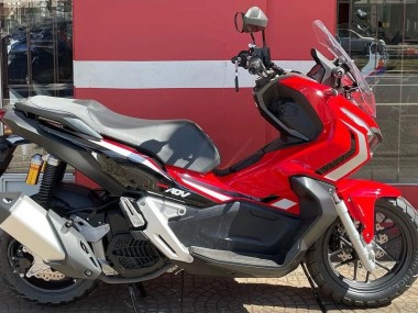 Erschwingliche Honda ADV160 Motorrad Verkleidung 2022-2024 - Rot Schwarz