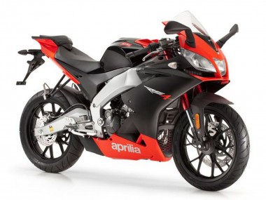 Erschwingliche Aprilia RS4 50 125 Motorrad Verkleidung 2012-2018 - Rot Matt Schwarz